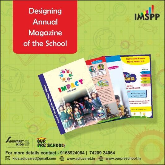 Designing Annual Magazine of the School