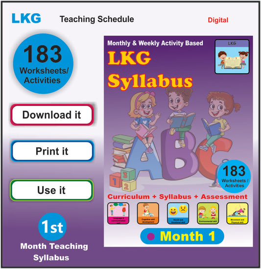 LKG Teaching Plan Month-1