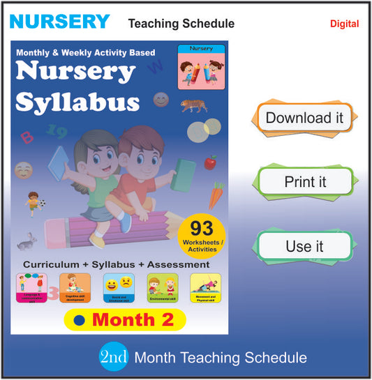 Nursery Teaching Plan Month-2