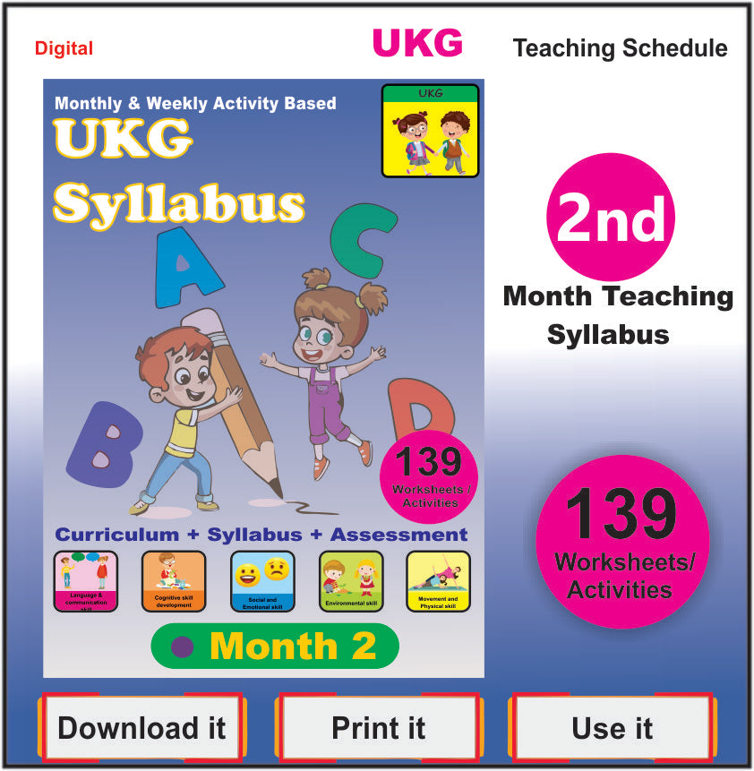 UKG Teaching Plan Month-2