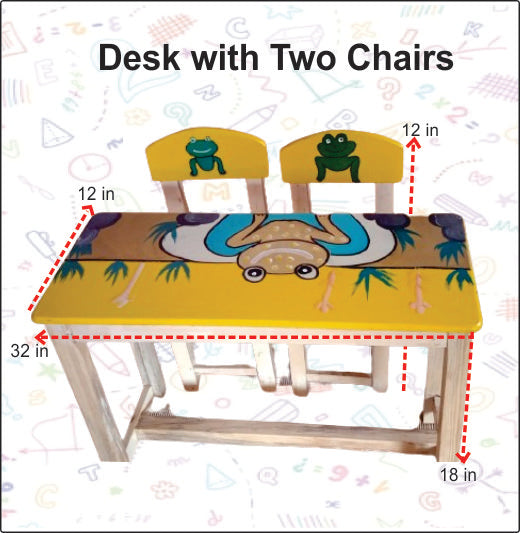 Desk with Two Chairs