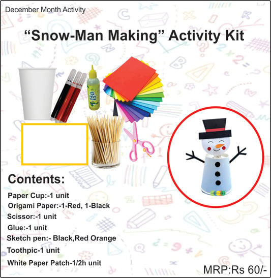 Snow-Man-Making Activity Kit