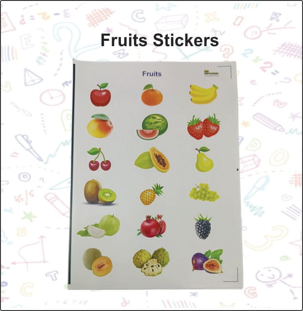 Preschool Fruits Stickers