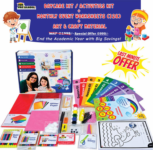 daycare kit and art craft kit (combo)