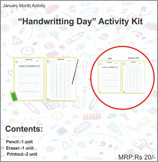 Handwritting Day Activity kit